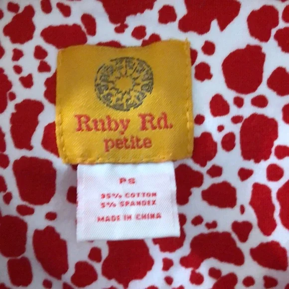 Ruby Rd top. PS - Picture 3 of 8